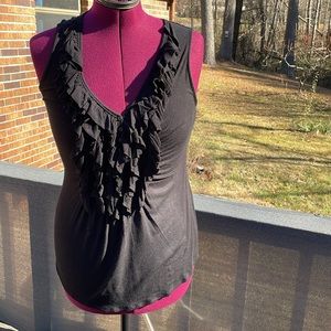 Grace Elements Dressy Frilled Tank